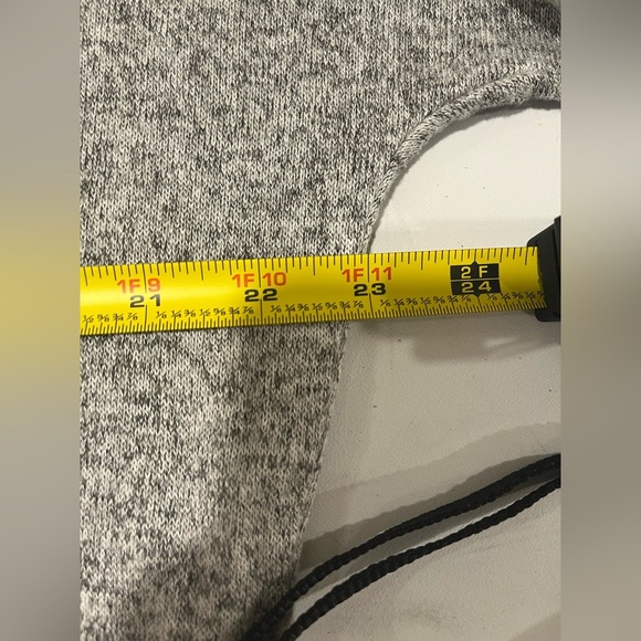 SO Medium cozy tunic grey long sleeve top - Picture 4 of 6